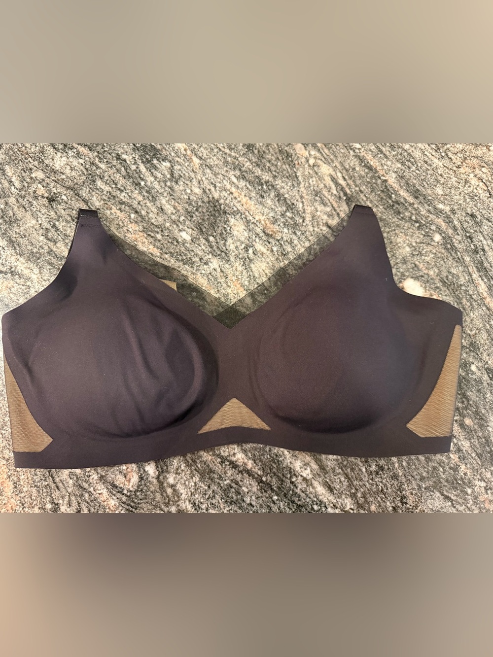 Honeylove Crossover Bra — Black, Size XL